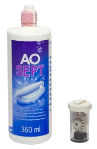 Roztok Aosept Plus 360ml s pouzdrem