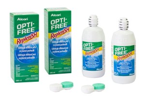 Roztok OPTI-FREE RepleniSH 2 x 300ml s pouzdrem
