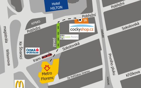 Cockyshop.cz - mapa - Pobřežní 16